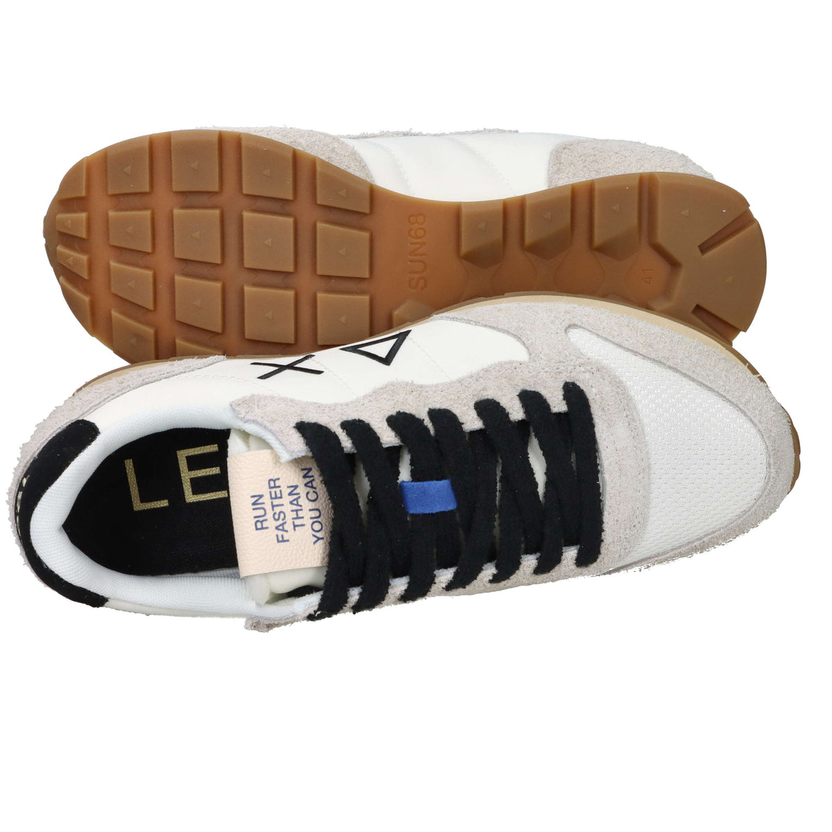 Sun68 Men Sneakers Z36104 Cream/Black