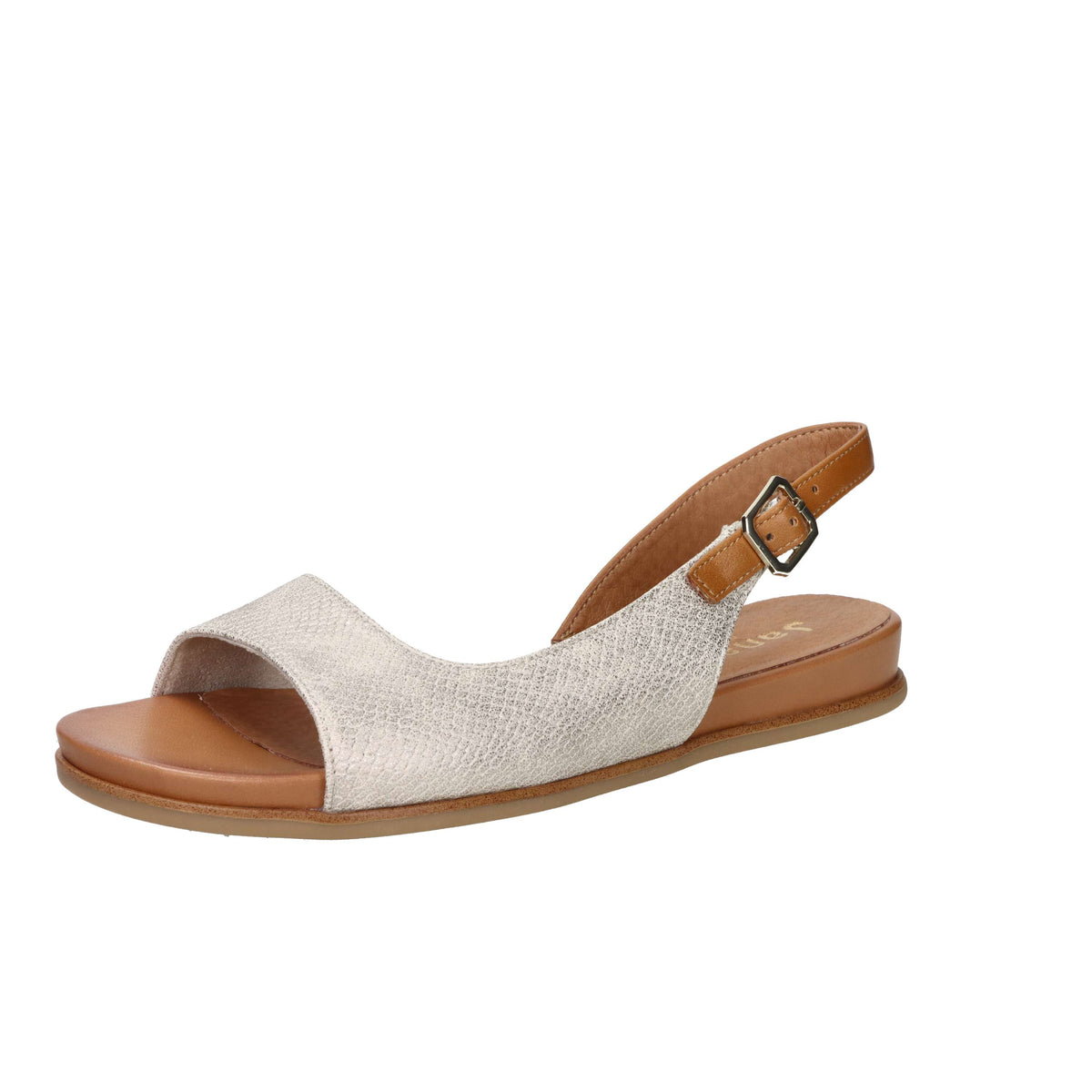 Jana Damen Flacher Sandale 8-28160-42 Gold