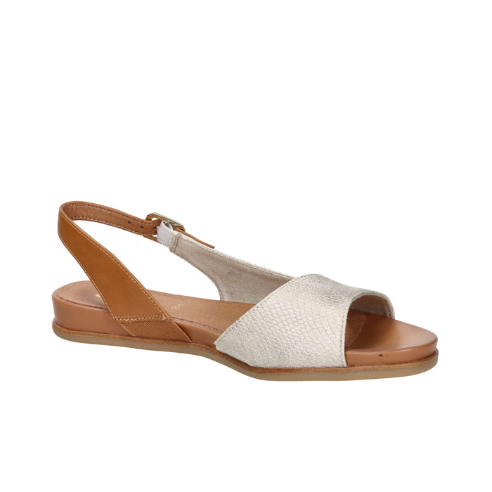 Jana Damen Flacher Sandale 8-28160-42 Gold