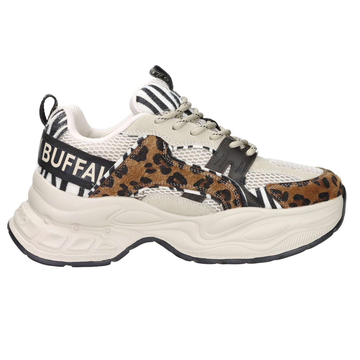 Buffalo Femme Sneakers BN1636751 Léopard