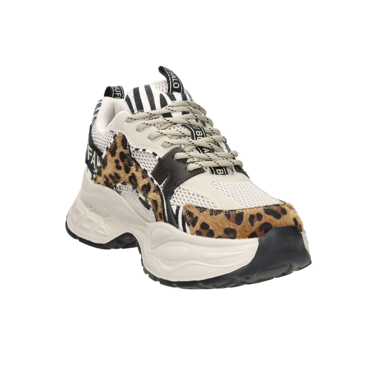 Buffalo Femme Sneakers BN1636751 Léopard