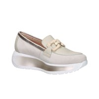 Callaghan Mujer Mocasín con cuña 61610 Beige