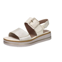 Jana Mujer Sandalia con cuña 8-28266-44 Crema