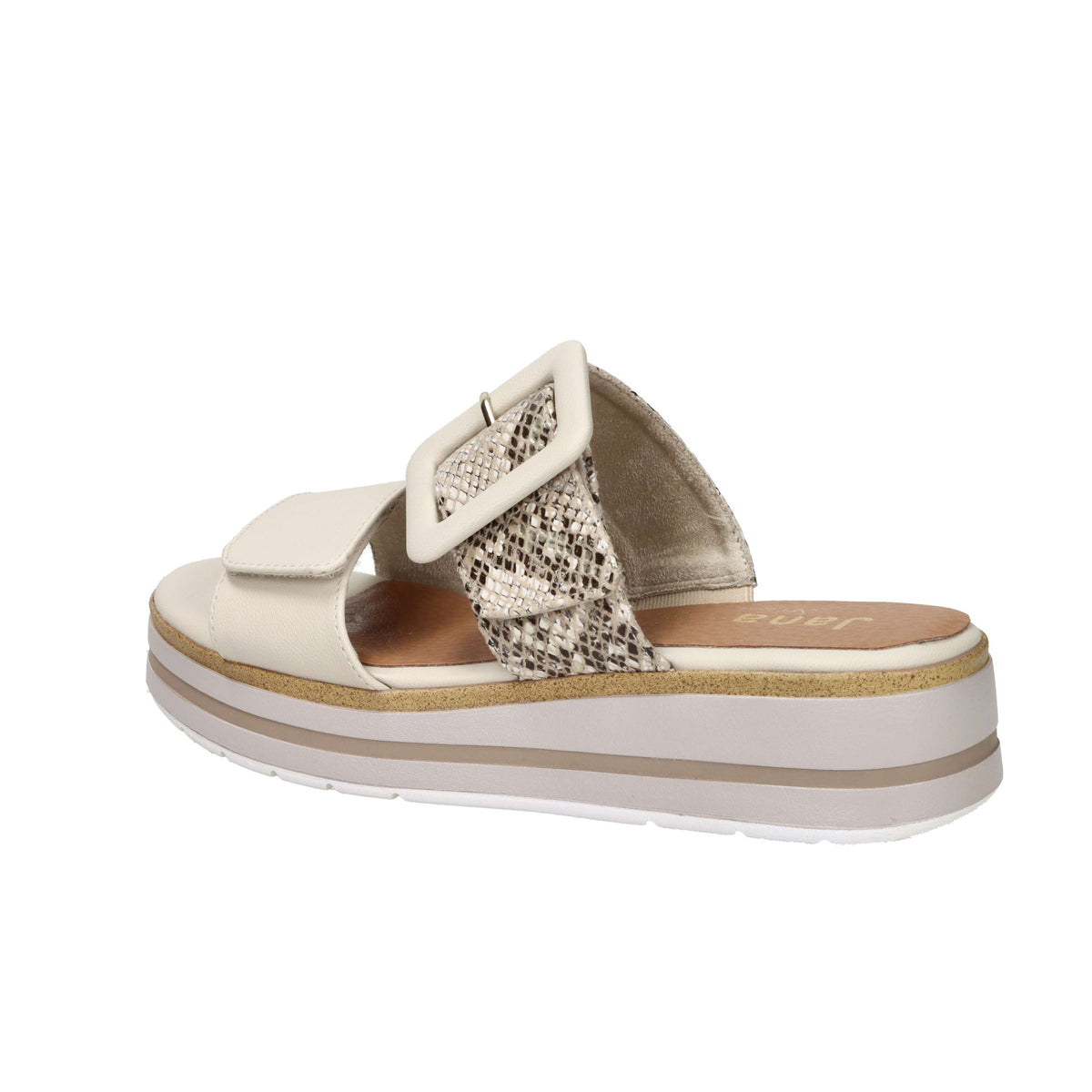 Jana Donna Ciabatta con zeppa 8-27271-42 Beige