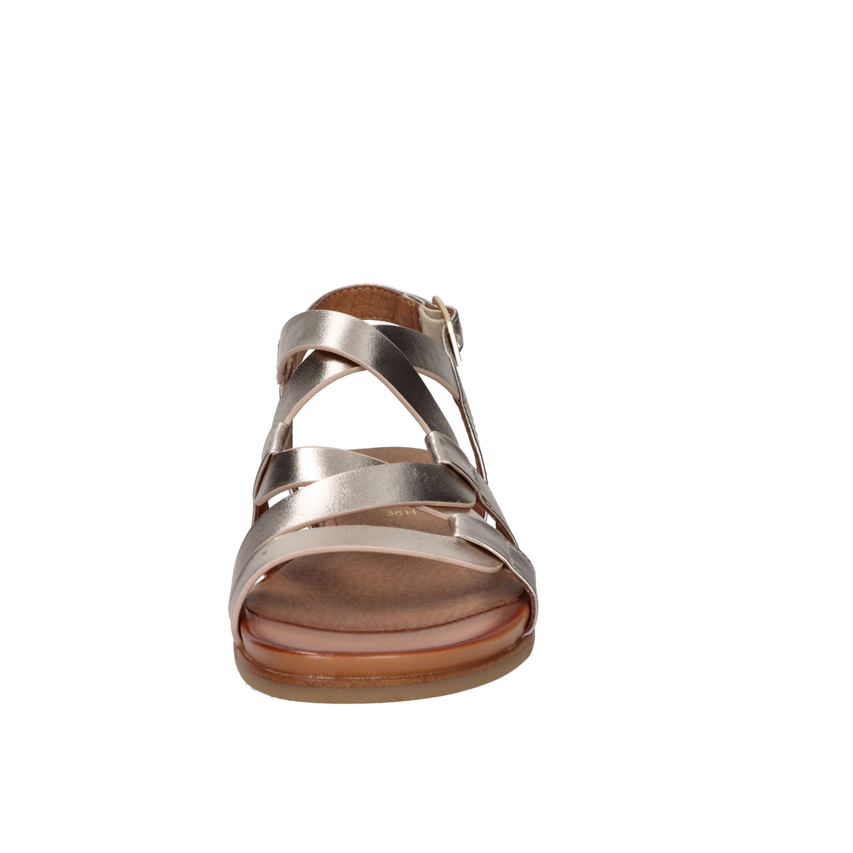Jana Damen Flache Sandale 8-28161-44 Platin