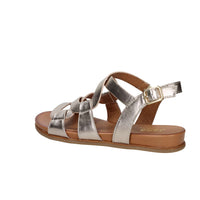 Jana Damen Flache Sandale 8-28161-44 Platin