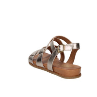 Jana Damen Flache Sandale 8-28161-44 Platin