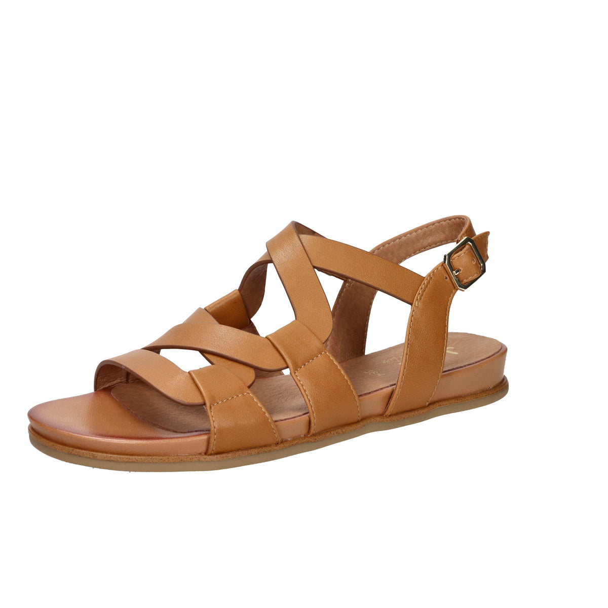 Jana Damen Flacher Sandale 8-28161-44 Leder