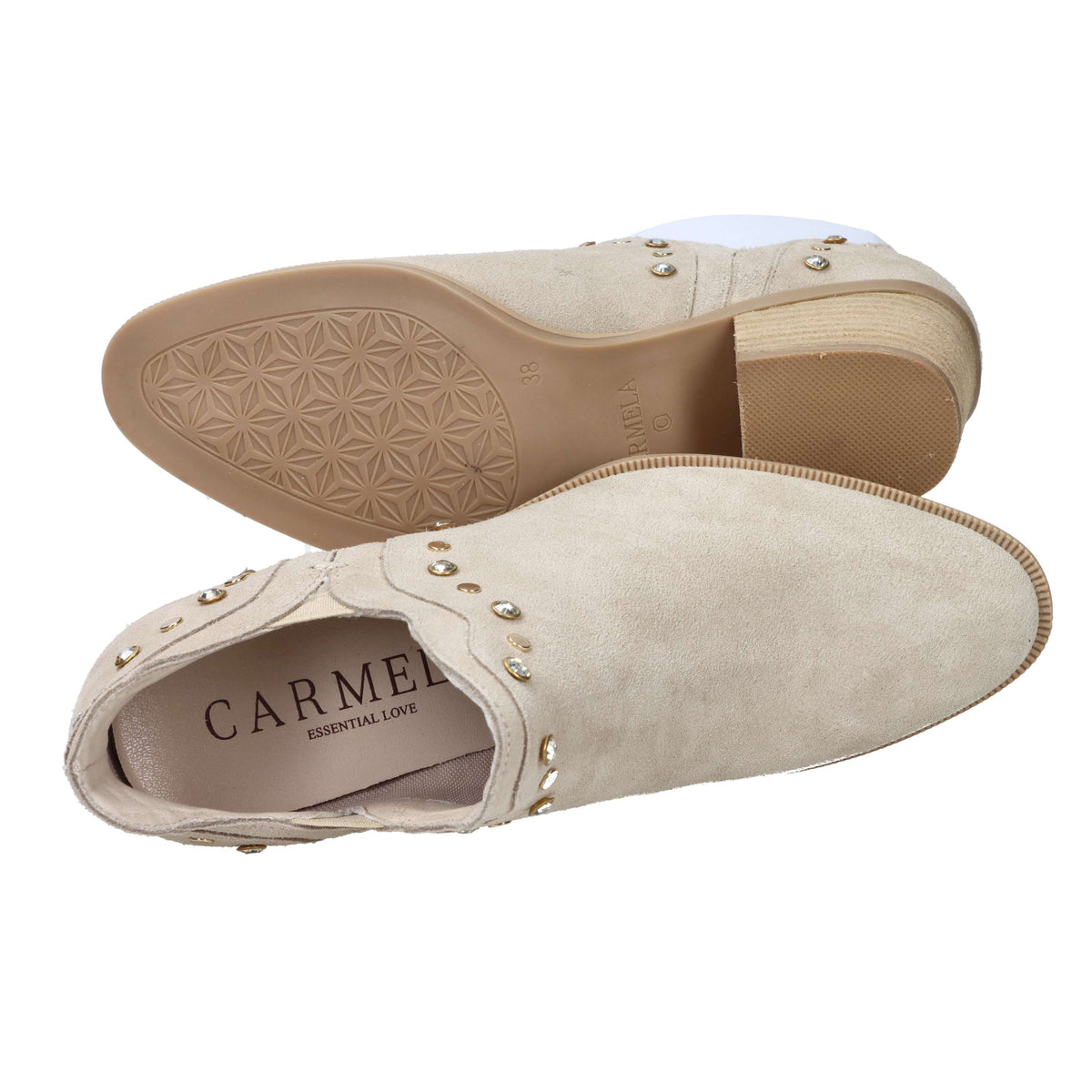 Carmela Femme Bottines à talon 163147 Beige