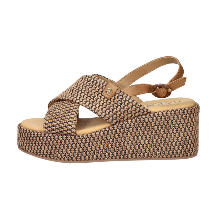 Carmela Femme Sandale compensée 163234 Cuir
