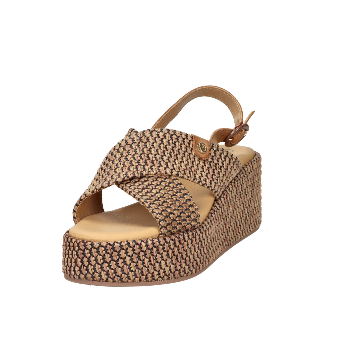 Carmela Femme Sandale compensée 163234 Cuir