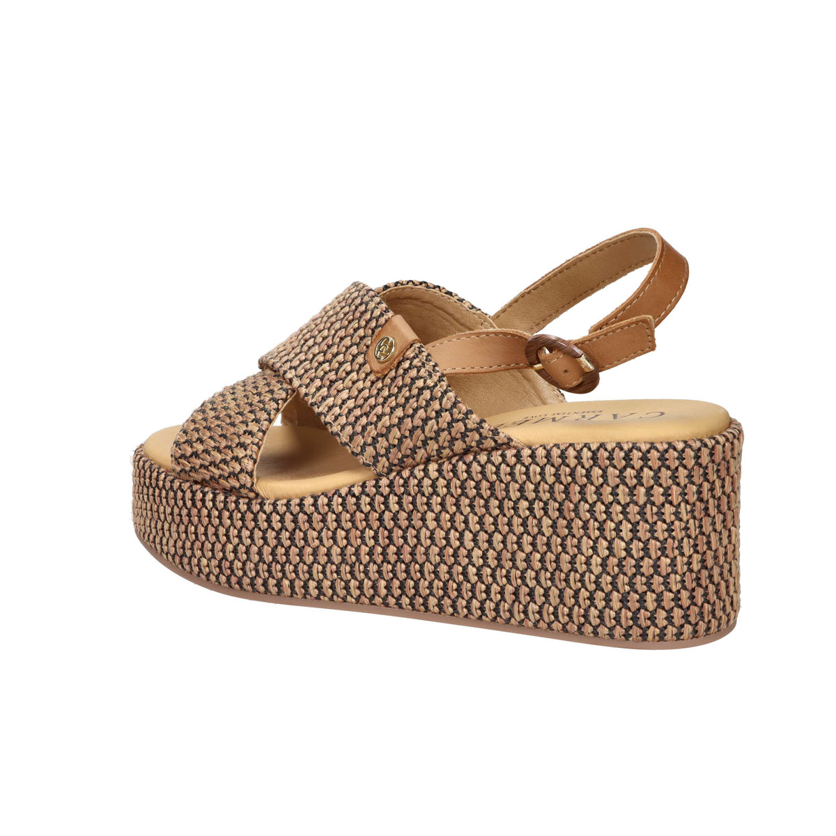 Carmela Femme Sandale compensée 163234 Cuir