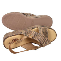 Carmela Femme Sandale compensée 163234 Cuir