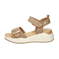 Carmela Donna Sandalo con zeppa 163268 Cuoio