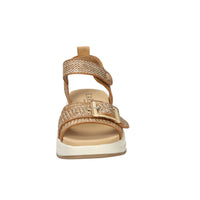 Carmela Donna Sandalo con zeppa 163268 Cuoio