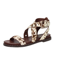 Carmela Donna Sandalo basso 162389 Bianco/Marrone