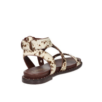 Carmela Donna Sandalo basso 162389 Bianco/Marrone