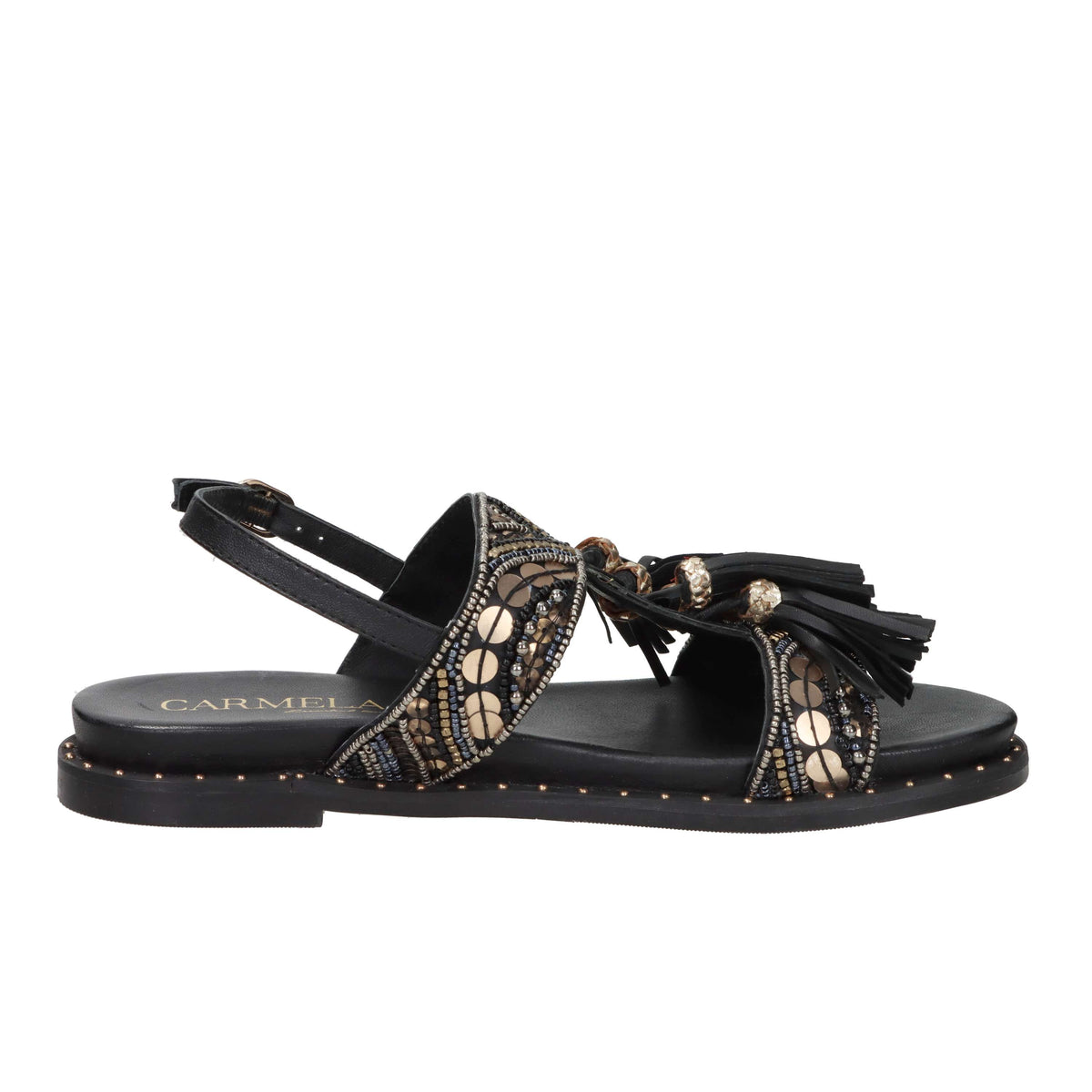 Carmela Femme Sandale basse 163198 Noir