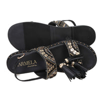 Carmela Femme Sandale basse 163198 Noir