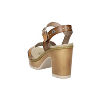 Refresh Mujer Sandalia con tacón 175207 Beige