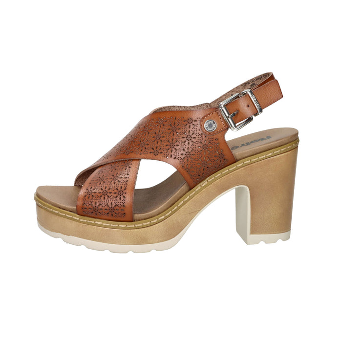 Refresh Donna Sandalo con tacco 172780 Cuoio