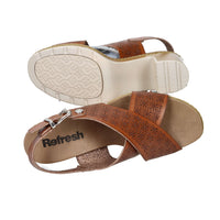 Refresh Donna Sandalo con tacco 172780 Cuoio