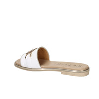 Repo Damen Flache Hausschuhe 71120-E5 Weiß
