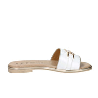 Repo Damen Flache Hausschuhe 71120-E5 Weiß