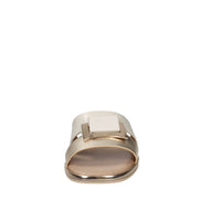 Repo Mujer Zueco bajo 71116-E5 Beige/Oro