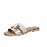 Repo Mujer Zueco bajo 71116-E5 Beige/Oro