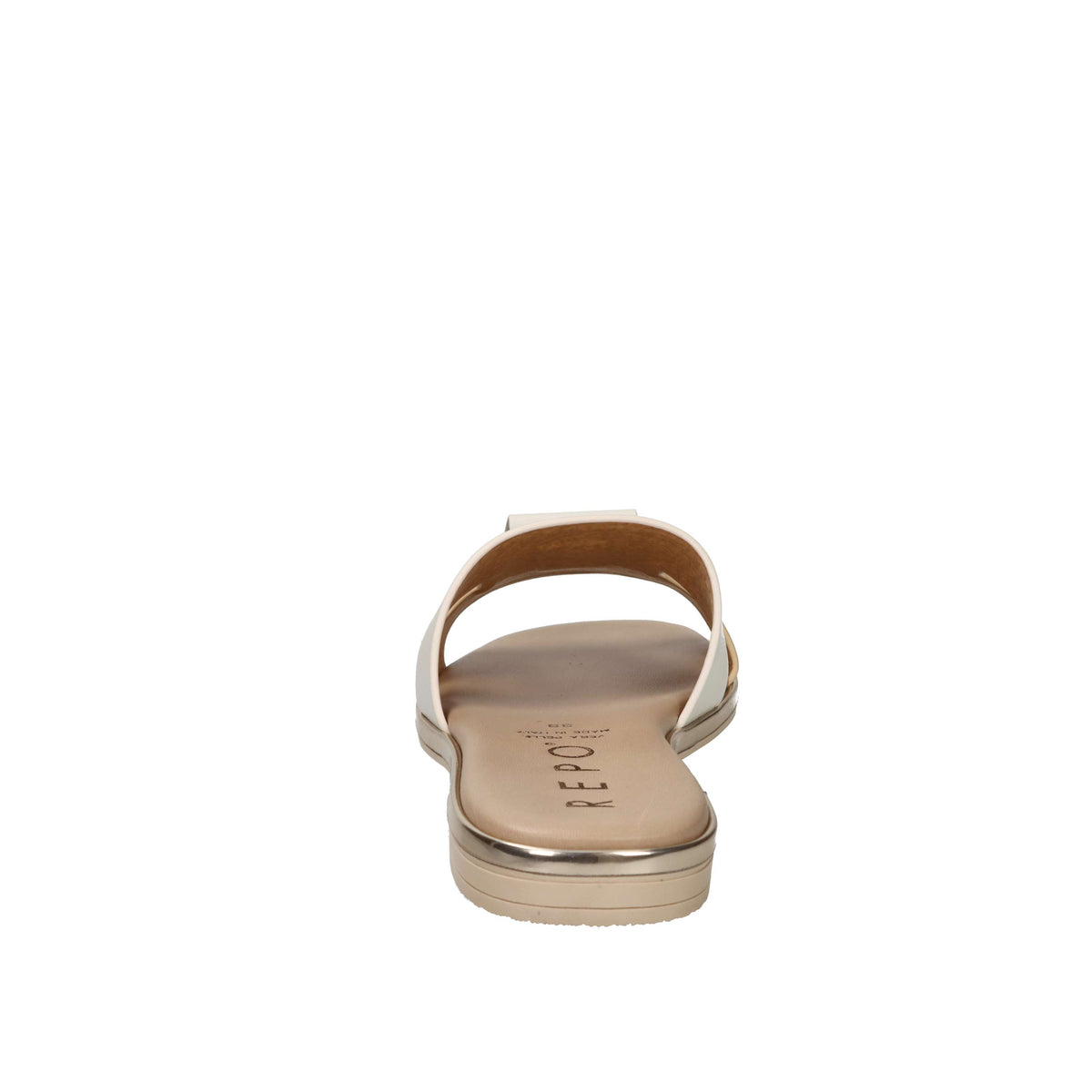 Repo Mujer Zueco bajo 71116-E5 Beige/Oro