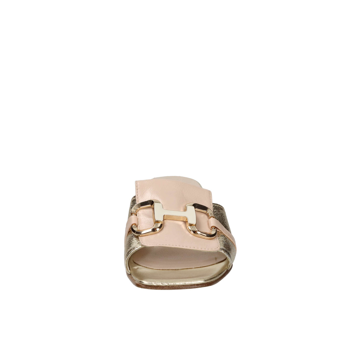 Repo Women Heeled Slippers 660011 Beige/Gold