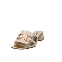 Repo Women Heeled Slippers 660011 Beige/Gold