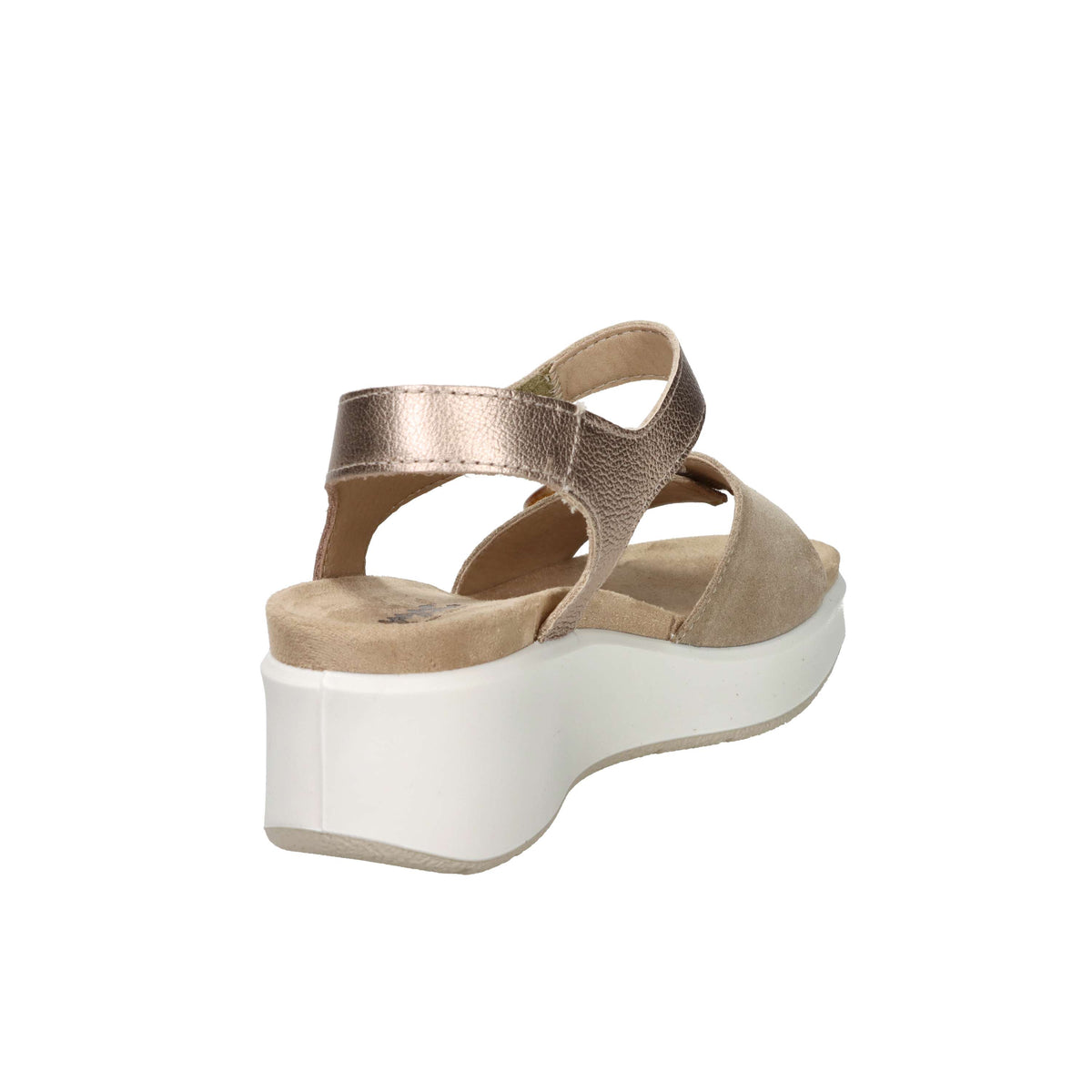 Imac Donna Sandalo con zeppa 109011 Beige/Oro