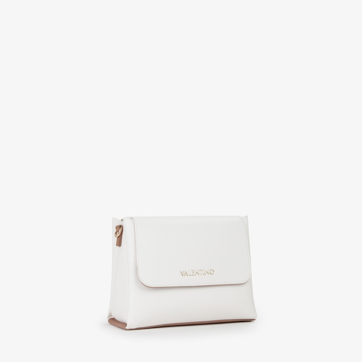 Valentino Donna Borsa a spalla VBS5A803 Bianco/Cuoio