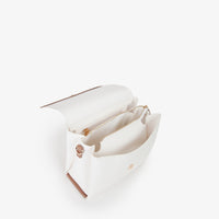 Valentino Donna Borsa a spalla VBS5A803 Bianco/Cuoio