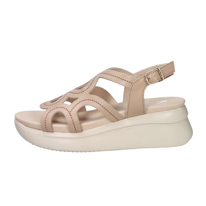 Callaghan Femme Sandale à plateforme 29929 Beige