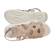Callaghan Damen Sandale mit Keilabsatz 29929 Beige