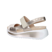Callaghan Damen Sandale mit Keilabsatz 35204 Beige/Staubrosa