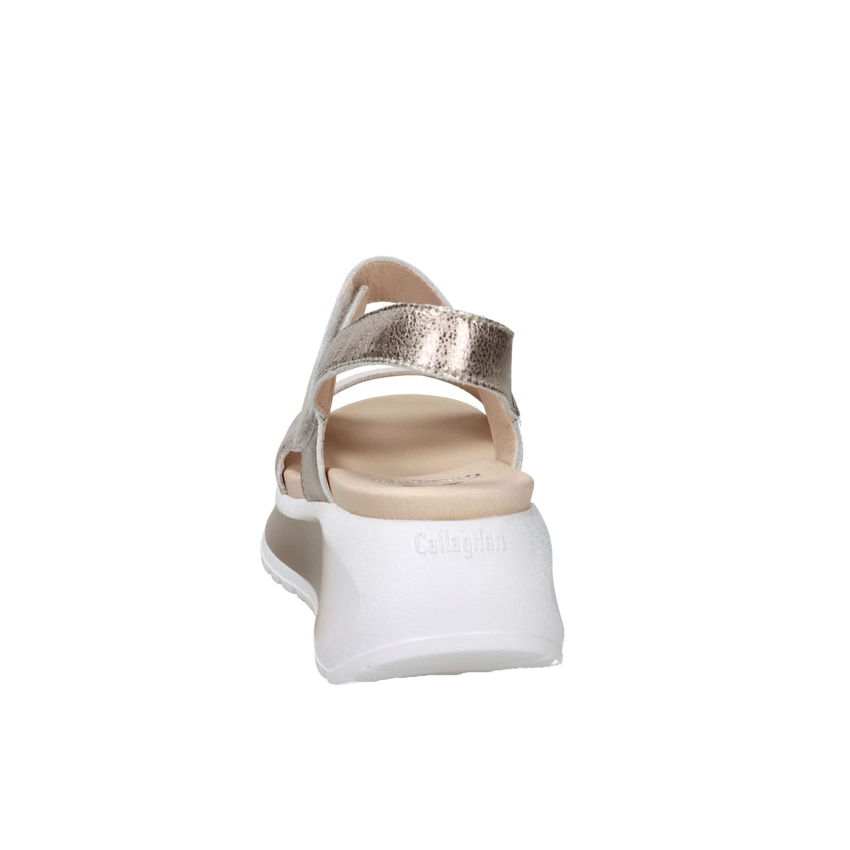 Callaghan Damen Sandale mit Keilabsatz 35204 Beige/Staubrosa