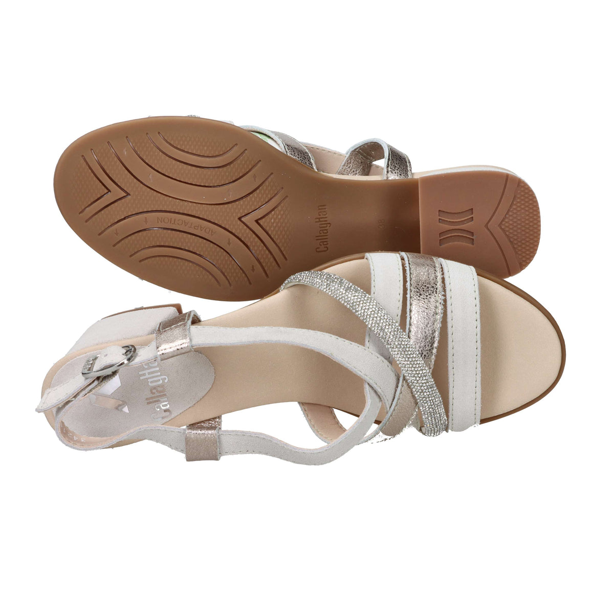 Callaghan Femme Sandale à talon 34214 Glace