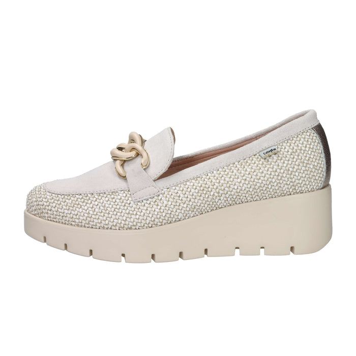 Callaghan Damen Mokassin mit Keilabsatz 32123 Beige
