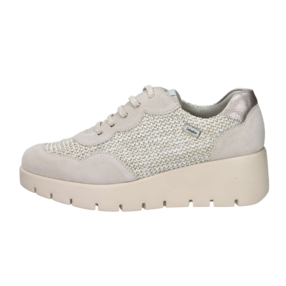 Callaghan Damen Mokassin mit Keilabsatz 32122 Beige
