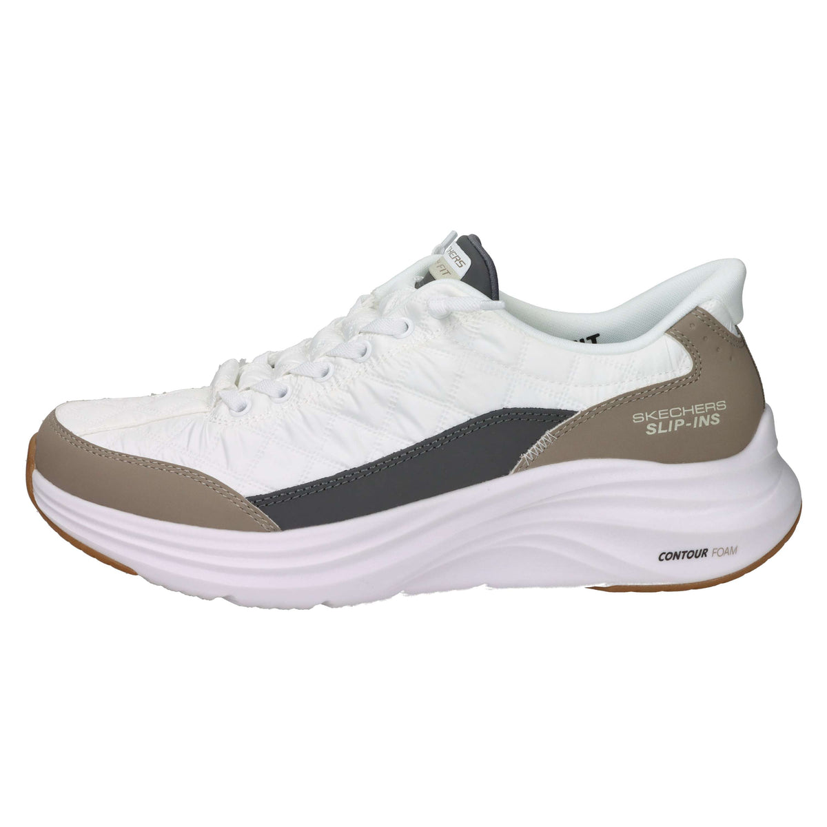 Skechers Herren Sneakers 232619 Weiß/Taupe