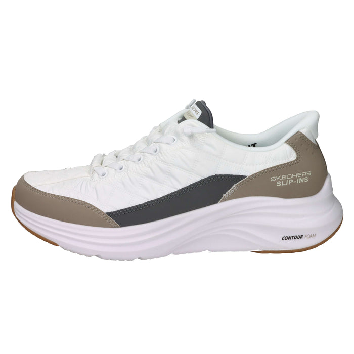 Skechers Homme Baskets 232619 Blanc/Taupe