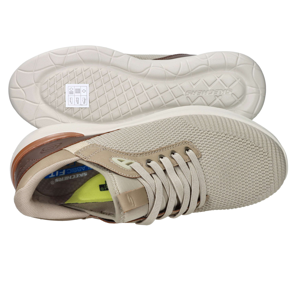 Skechers Herren Slip-on 210406 Taupe
