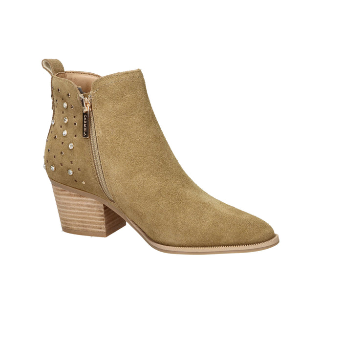 Carmela Femme Bottines à talon 163151 Chameau
