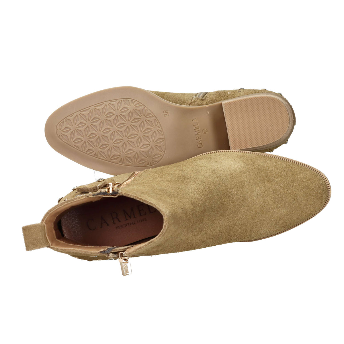 Carmela Femme Bottines à talon 163151 Chameau