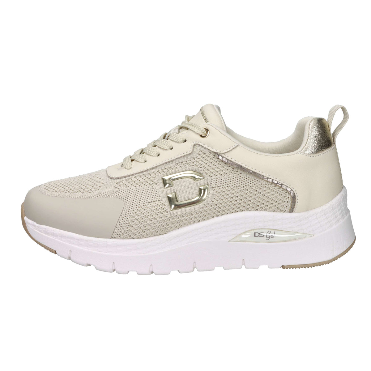 Donna Serena Women’s Sneakers 145671DM Beige/Gold