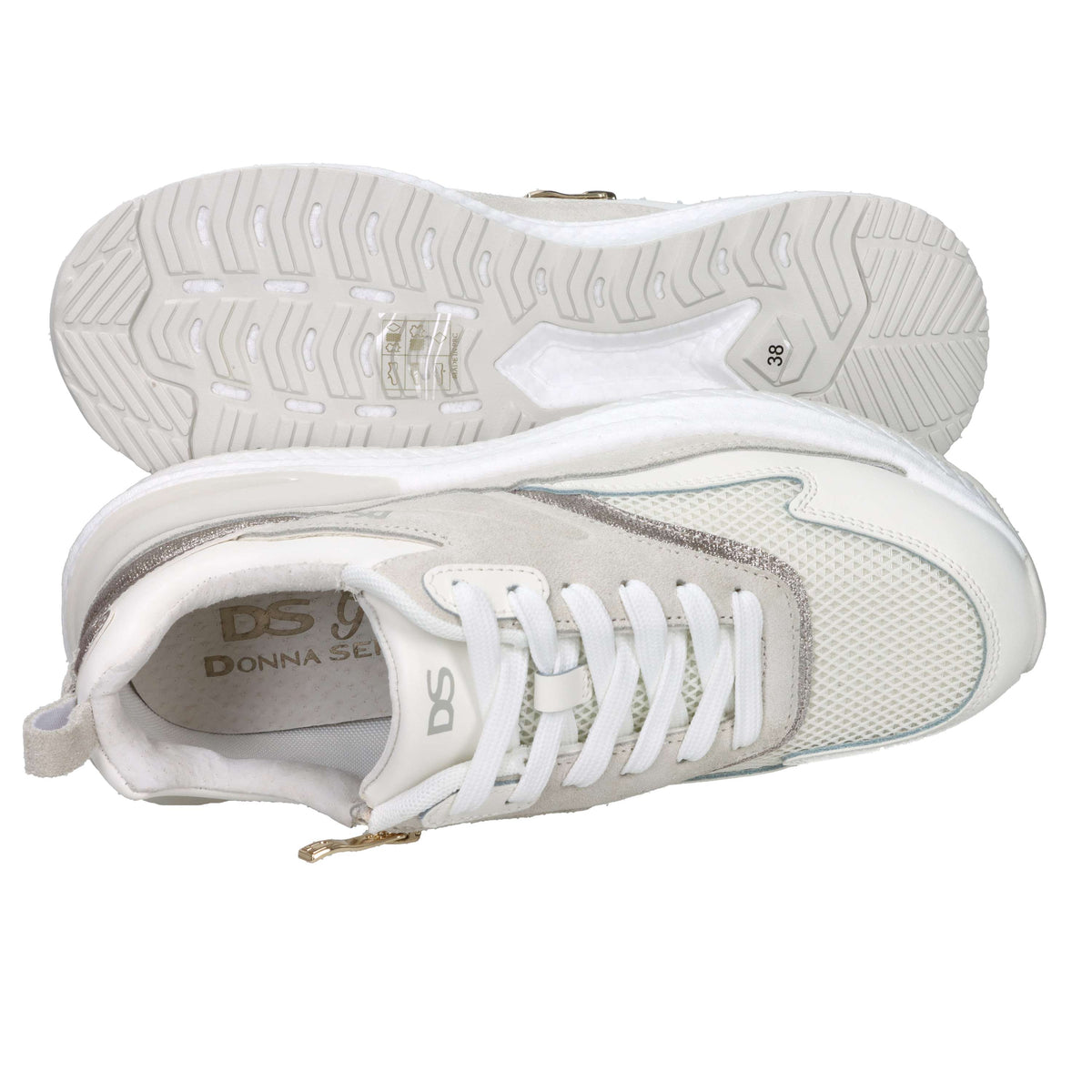 Donna Serena Women Sneakers 9M6093DM White/Beige